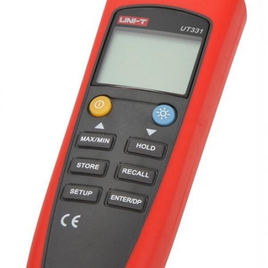 UT331 Digital Thermo-hygrometer Thermometer Temperature Humidity Moisture Tester with LCD Backlight USB UT331 Digital Thermo-hygrometer Thermometer Temperature Humidity Moisture Tester with LCD Backlight USB