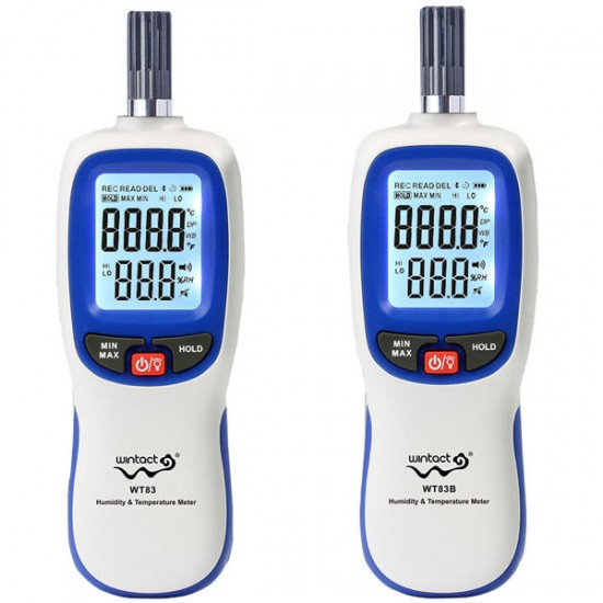 WT83 WT83B bluetooth Digital Temperature Humidity Meter Thermometer Hygrometer Dew Point & Wet Bulb Temperature Measurement