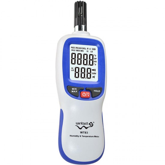 WT83 WT83B bluetooth Digital Temperature Humidity Meter Thermometer Hygrometer Dew Point & Wet Bulb Temperature Measurement