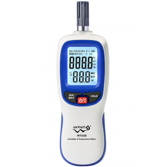 WT83 WT83B bluetooth Digital Temperature Humidity Meter Thermometer Hygrometer Dew Point & Wet Bulb Temperature Measurement WT83 WT83B bluetooth Digital Temperature Humidity Meter Thermometer Hygrometer Dew Point & Wet Bulb Temperature Measurement