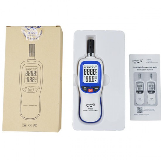 WT83 WT83B bluetooth Digital Temperature Humidity Meter Thermometer Hygrometer Dew Point & Wet Bulb Temperature Measurement