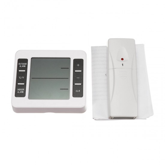 Wireless Digital Freezer Thermometer Indoor Outdoor Audible Alarm With Sensor Wireless Digital Freezer Thermometer Indoor Outdoor Audible Alarm With Sensor