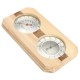 Wooden Sauna Hygrothermograph Thermometer Hygrometer Sauna Room Accessory Wooden Sauna Hygrothermograph Thermometer Hygrometer Sauna Room Accessory