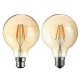 4W G95 E27/B22 Vintage Retro Industrial LED COB Edison Filament Incandescent Light Bulb