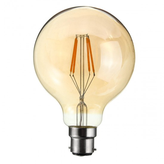 4W G95 E27/B22 Vintage Retro Industrial LED COB Edison Filament Incandescent Light Bulb