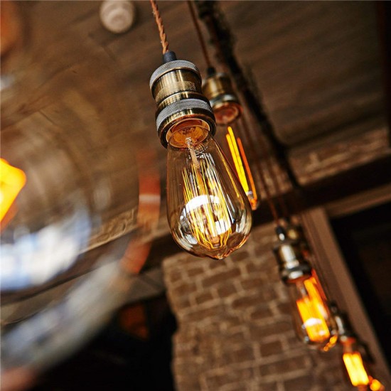 6PCS ST64 40W E27 Dimmable Edison Antique Vintage Filament Incandescent Light Bulb AC220V 6PCS ST64 40W E27 Dimmable Edison Antique Vintage Filament Incandescent Light Bulb AC220V