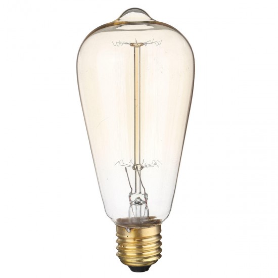 6PCS ST64 40W E27 Dimmable Edison Antique Vintage Filament Incandescent Light Bulb AC220V 6PCS ST64 40W E27 Dimmable Edison Antique Vintage Filament Incandescent Light Bulb AC220V