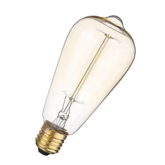 6PCS ST64 40W E27 Dimmable Edison Antique Vintage Filament Incandescent Light Bulb AC220V 6PCS ST64 40W E27 Dimmable Edison Antique Vintage Filament Incandescent Light Bulb AC220V
