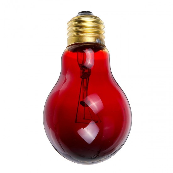 75W Heat Lamp Heating Infrared Pet Light Bulb for Reptile Tortoise AC110V