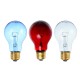 AC110V 50W Grey Red Blue Heat Lamp Heating Infrared Pet Light Bulb for Reptile Tortoise