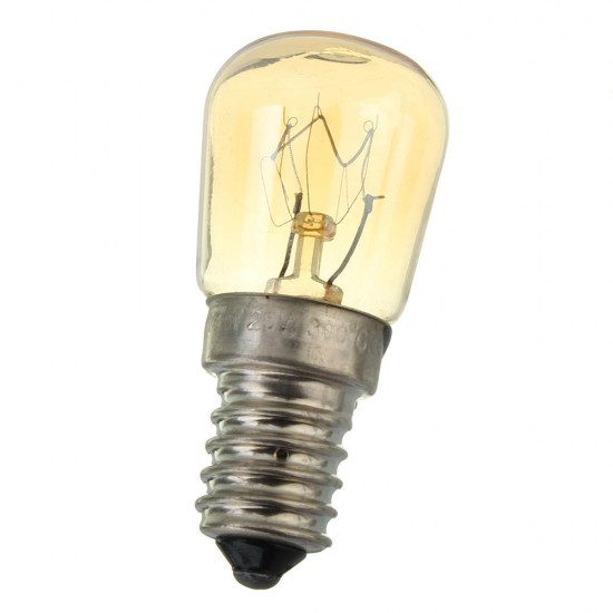 AC220-240V High Temperature 300°E14 25W Microwave Oven Cooker Incandescent Light Bulb