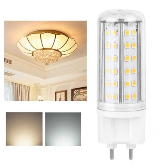 AC85-265V G12 2835 10W Warm White Pure White 84LED Corn Light Bulb for Indoor Home Chandelier Ceiling Lamp