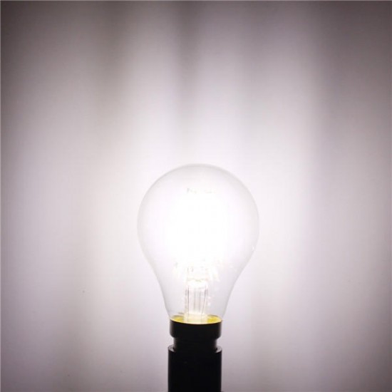 B22 A60 8W LED COB Filament Bulb Eison Vintage Clear Glass Lamp Non-dimmable AC 220V