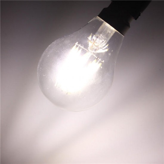 B22 A60 8W LED COB Filament Bulb Eison Vintage Clear Glass Lamp Non-dimmable AC 220V