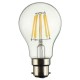 B22 A60 8W LED COB Filament Bulb Eison Vintage Clear Glass Lamp Non-dimmable AC 220V B22 A60 8W LED COB Filament Bulb Eison Vintage Clear Glass Lamp Non-dimmable AC 220V