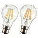 B22 A60 8W LED COB Filament Bulb Eison Vintage Clear Glass Lamp Non-dimmable AC 220V B22 A60 8W LED COB Filament Bulb Eison Vintage Clear Glass Lamp Non-dimmable AC 220V