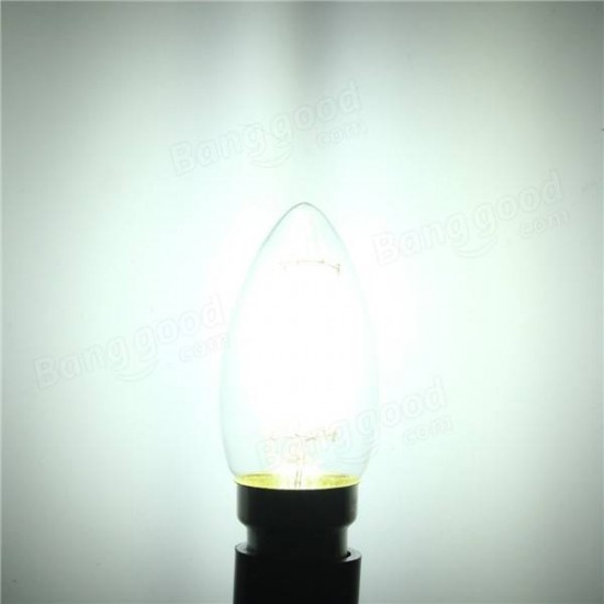 B22 C35 6W COB Filament Bulb Eison Vintage Candle Clear Glass Lamp Non- Dimmable AC 220V B22 C35 6W COB Filament Bulb Eison Vintage Candle Clear Glass Lamp Non- Dimmable AC 220V