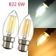 B22 C35 6W COB Filament Bulb Eison Vintage Candle Clear Glass Lamp Non- Dimmable AC 220V