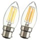 B22 C35 6W COB Filament Bulb Eison Vintage Candle Clear Glass Lamp Non- Dimmable AC 220V B22 C35 6W COB Filament Bulb Eison Vintage Candle Clear Glass Lamp Non- Dimmable AC 220V