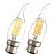 B22 C35 6W COB Filament Bulb Eison Vintage Candle Clear Glass Lamp Non-dimmable AC 220V