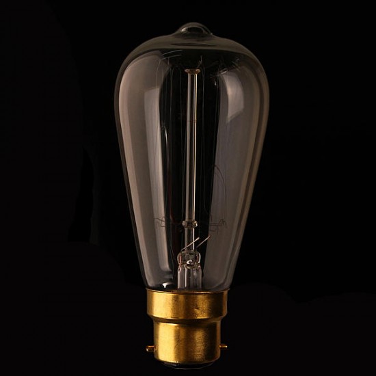 B22 ST64 110V/220V 40W Vintage Edison Style Filament Incandescent Bulb B22 ST64 110V/220V 40W Vintage Edison Style Filament Incandescent Bulb