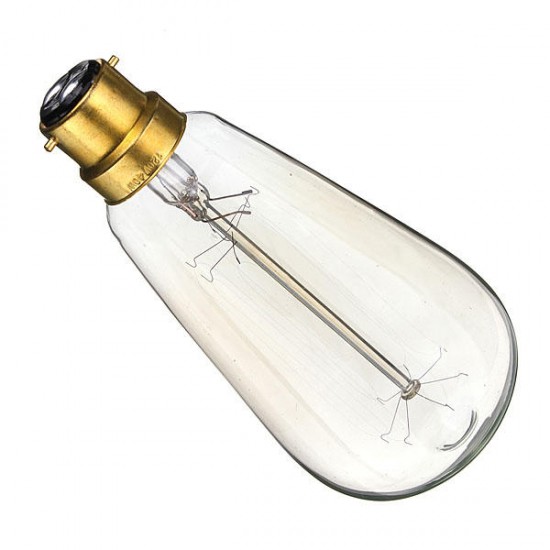 B22 ST64 110V/220V 40W Vintage Edison Style Filament Incandescent Bulb B22 ST64 110V/220V 40W Vintage Edison Style Filament Incandescent Bulb