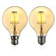 B22/E27 Dimmable G80 LED 6W Vintage Globe Cage Edison Filament Light Bulb Lamp AC220V