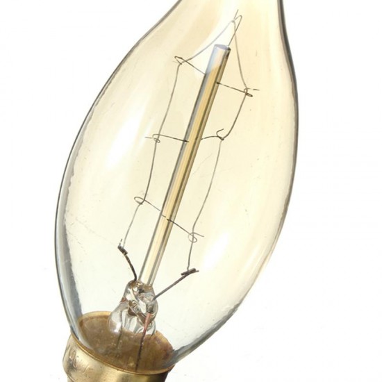 C35 40W E14 Vintage Antique Edison Carbon Filamnet Clear Glass Bulb 220V C35 40W E14 Vintage Antique Edison Carbon Filamnet Clear Glass Bulb 220V