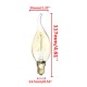 C35 40W E14 Vintage Antique Edison Carbon Filamnet Clear Glass Bulb 220V