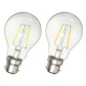 Dimmable B22 A60 2W Pure White Warm White COB Retro Edison Light Lamp Bulb AC220V