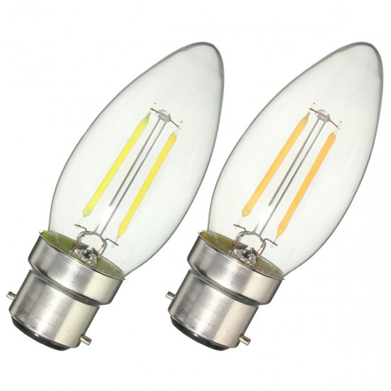 Dimmable B22 C35 2W Retro COB Filament 200Lm Vintage Edison Light Bulb AC220V Dimmable B22 C35 2W Retro COB Filament 200Lm Vintage Edison Light Bulb AC220V