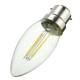 Dimmable B22 C35 2W Retro COB Filament 200Lm Vintage Edison Light Bulb AC220V