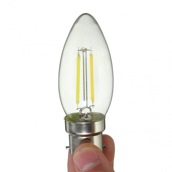 Dimmable B22 C35 2W Retro COB Filament 200Lm Vintage Edison Light Bulb AC220V Dimmable B22 C35 2W Retro COB Filament 200Lm Vintage Edison Light Bulb AC220V