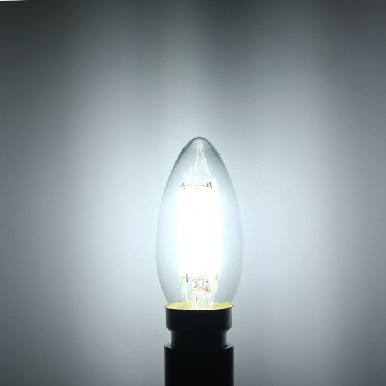 Dimmable B22 C35 6W COB Pure White Warm White Edison Retro Light Lamp Bulb AC220V