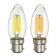 Dimmable B22 C35 6W COB Pure White Warm White Edison Retro Light Lamp Bulb AC220V