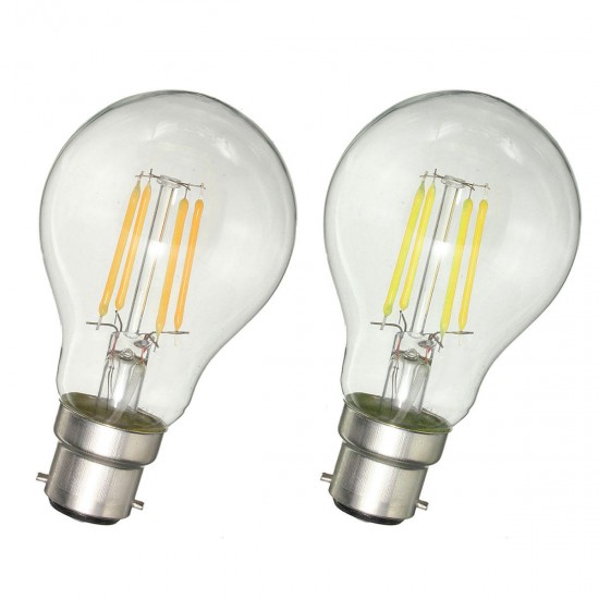 Dimmable B22 G45 4W Pure White Warm White COB Retro Vintage Edison Incandescent Light Bulb AC220V