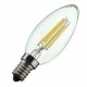 Dimmable E14 4W COB Edison Filament Bulb LED 400Lm Candle Light Candle AC220V