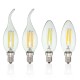 Dimmable E14 4W COB Edison Filament Bulb LED 400Lm Candle Light Candle AC220V Dimmable E14 4W COB Edison Filament Bulb LED 400Lm Candle Light Candle AC220V