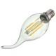 Dimmable E14 4W COB Edison Filament Bulb LED 400Lm Candle Light Candle AC220V