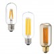 Dimmable E27 E26 T45 4W Warm White COB LED Filament Retro Edison LED Bulbs 110V / 220V Dimmable E27 E26 T45 4W Warm White COB LED Filament Retro Edison LED Bulbs 110V / 220V