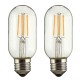 Dimmable E27 E26 T45 4W Warm White COB LED Filament Retro Edison LED Bulbs 110V / 220V