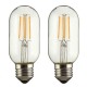 Dimmable E27 E26 T45 4W Warm White COB LED Filament Retro Edison LED Bulbs 110V / 220V Dimmable E27 E26 T45 4W Warm White COB LED Filament Retro Edison LED Bulbs 110V / 220V