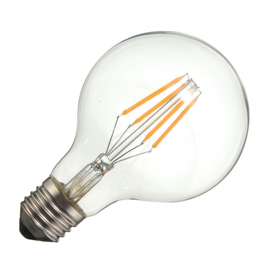 Dimmable G80 E27 4W COB Warm White 400Lumens Incandescent Edison Retro Light Lamp Bulb AC110V AC220V
