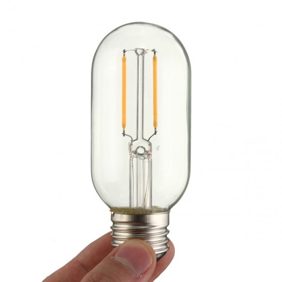 Dimmable T45 E27 E26 2W COB Retro Vintage Edison Warm White 120Lm Light Lamp Bulb AC110V AC220V Dimmable T45 E27 E26 2W COB Retro Vintage Edison Warm White 120Lm Light Lamp Bulb AC110V AC220V