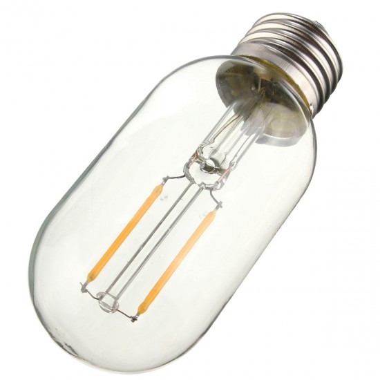 Dimmable T45 E27 E26 2W COB Retro Vintage Edison Warm White 120Lm Light Lamp Bulb AC110V AC220V
