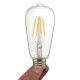 Dimmable Vintage Retro E27 ST58 4W LED COB Warm White Filament Edison Bulb 110V 220V