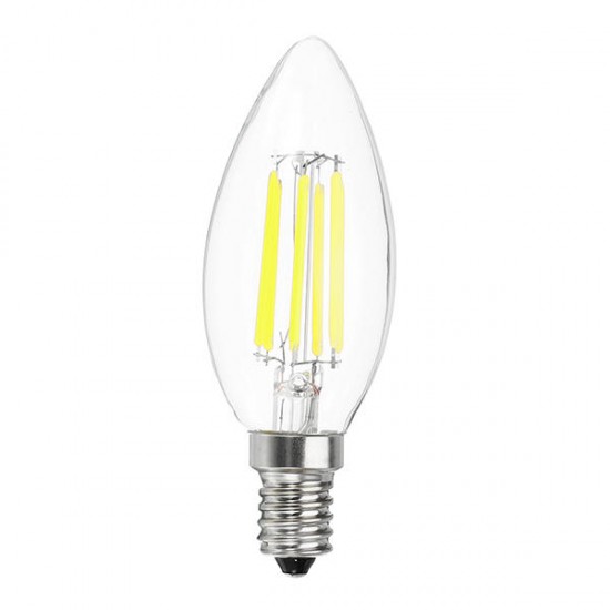 E12 E14 C35 5W 540LM Warm White Pure White LED Candle Light Bulb No Flicker AC110V AC220V