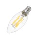 E12 E14 C35 5W 540LM Warm White Pure White LED Candle Light Bulb No Flicker AC110V AC220V