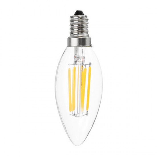 E12 E14 C35 5W 540LM Warm White Pure White LED Candle Light Bulb No Flicker AC110V AC220V E12 E14 C35 5W 540LM Warm White Pure White LED Candle Light Bulb No Flicker AC110V AC220V
