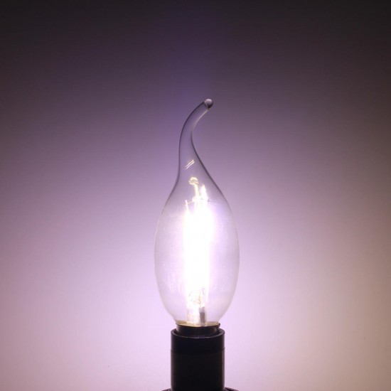 E14 2W Pure/Warm White Edison Filament LED COB Flame Lamp 85-265V E14 2W Pure/Warm White Edison Filament LED COB Flame Lamp 85-265V
